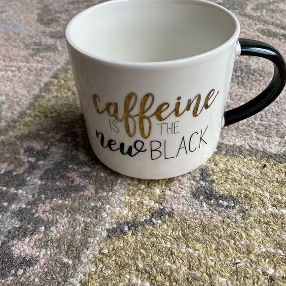 Simple Ceramic Caffeine is the new Black Coffee Cup - Picture 4 of 7